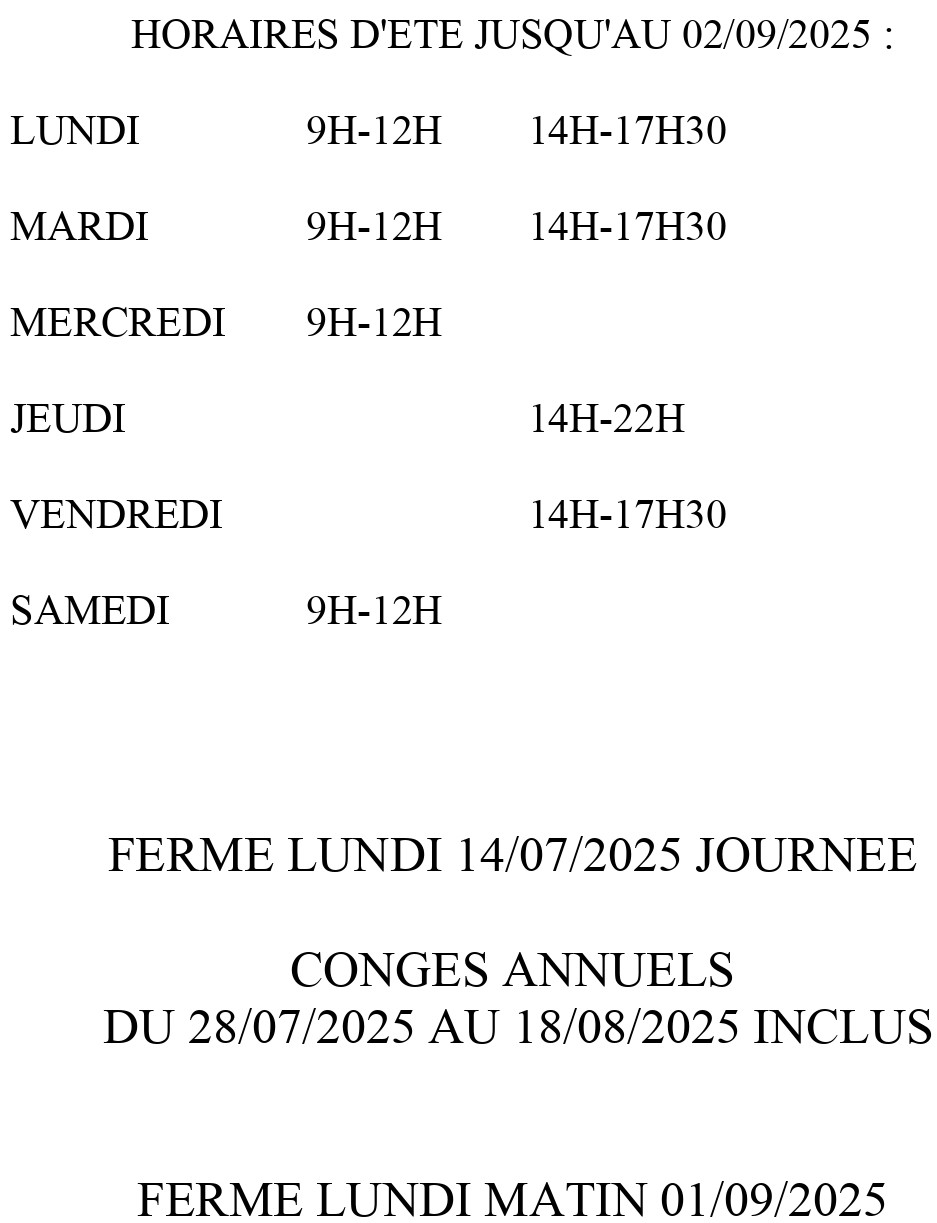 Horaires